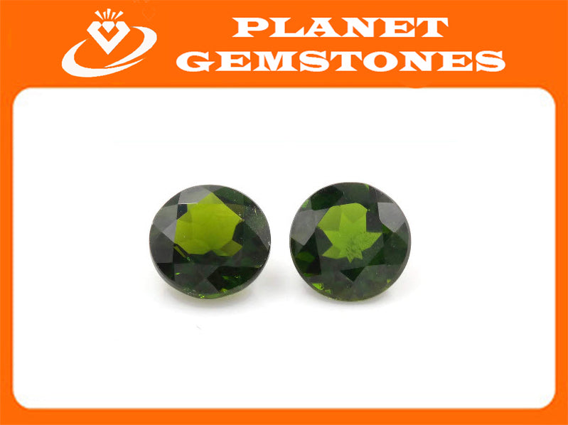 Chrome diopside 6.5mm-Planet Gemstones