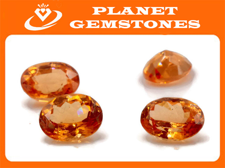 Spessartite | Natural Spessartite Garnet | Mandarin Spessartite Garnet | Orange Garnet |January Gemstone | SPESSARTINE GARNET 7x5mm 1.20 ct-Planet Gemstones