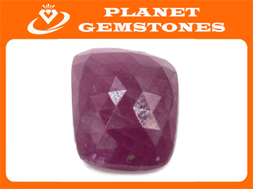 Ruby Rose Cut 13x10mm-Ruby-Planet Gemstones