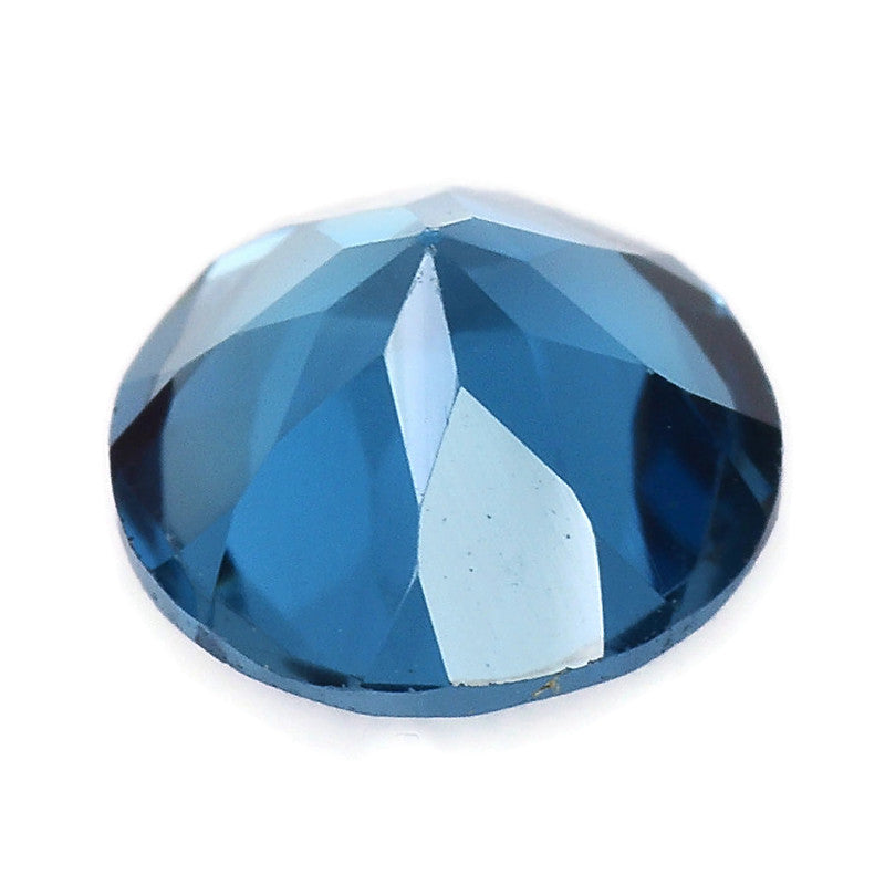 Natural Blue Topaz Gemstone Genuine Blue Topaz Faceted November Birthstone Blue Topaz London Blue Topaz 6mm 1.02cts SKU:114466-Blue Topaz-Planet Gemstones