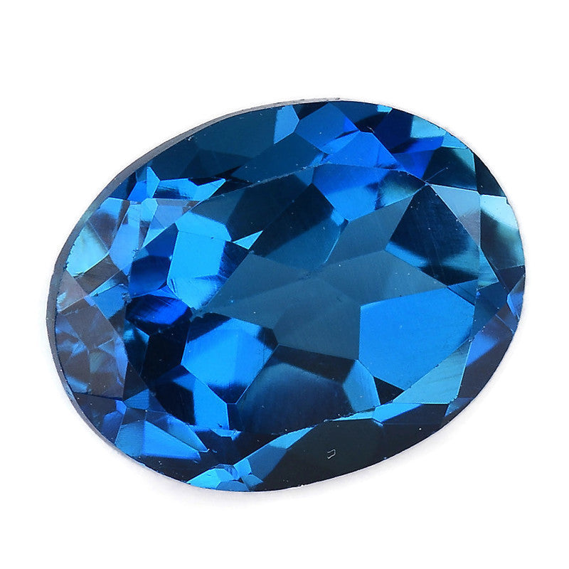 Topaz 9x7mm-Blue Topaz-Planet Gemstones