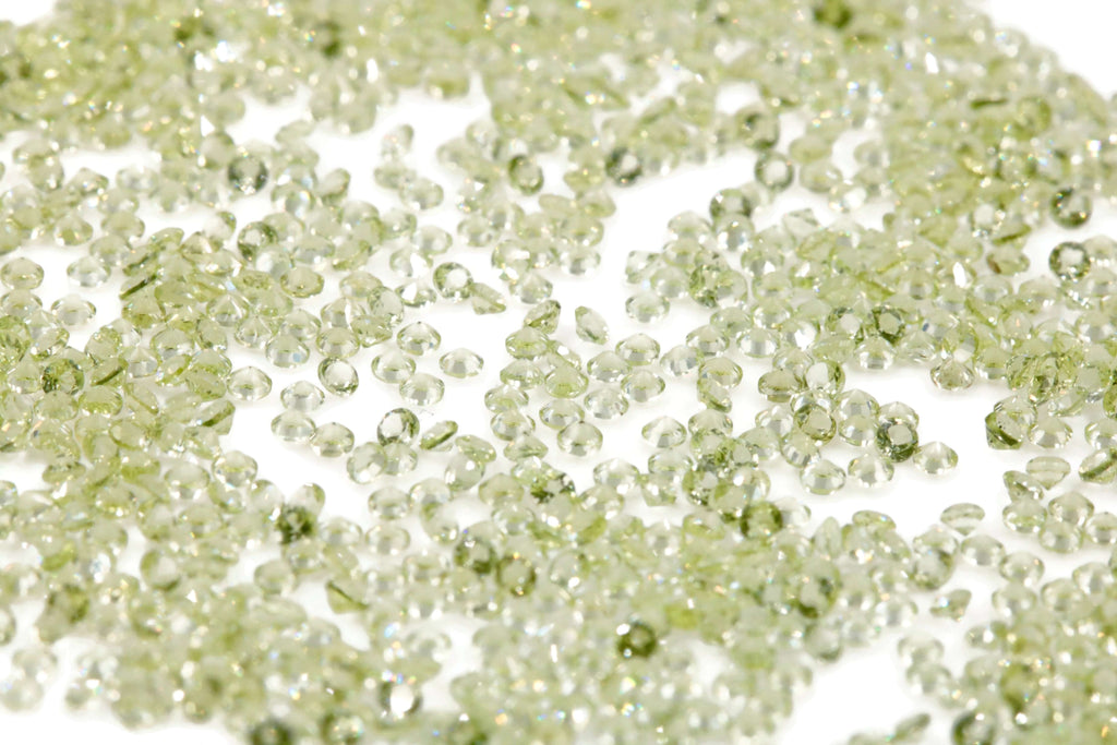 Peridot Round 12PCS 1.5mm-Peridot-Planet Gemstones
