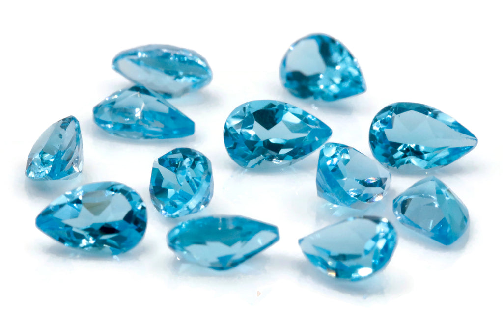 Natural Blue Topaz Gemstone Genuine Blue Topaz Faceted November Birthstone Blue Topaz Swiss Blue Topaz 6x9mm 1.70cts SKU:114472-Blue Topaz-Planet Gemstones