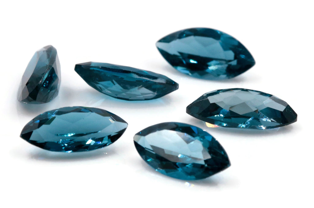 Natural Blue Topaz Gemstone Genuine Blue Topaz Faceted November Birthstone Blue Topaz Loose Blue Topaz MQ 7x14mm 3.3cts Jewelry Supplies SKU:111445-Planet Gemstones