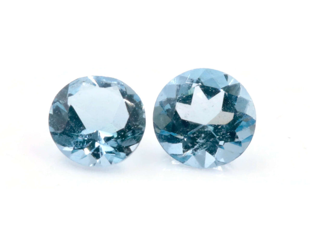 Aquamarine 4mm-Aquamarine-Planet Gemstones