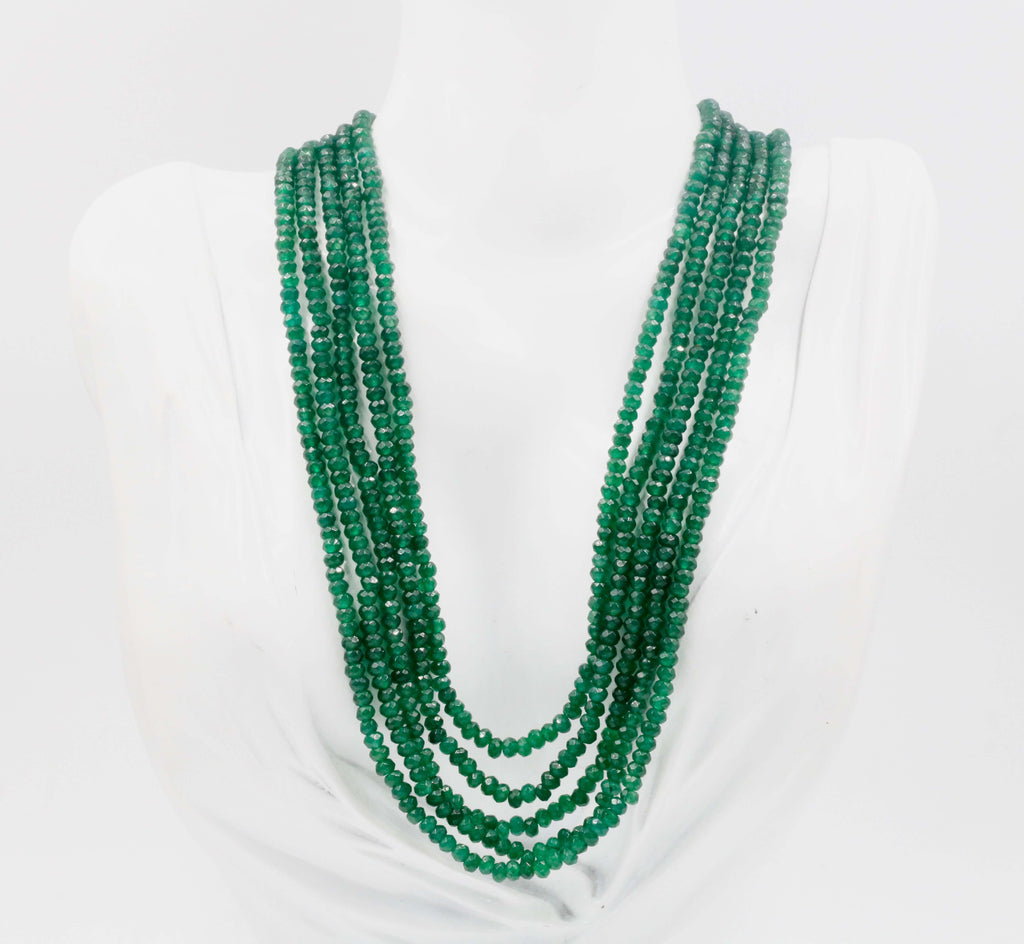 Natural Green Quartz Necklace gemstone Necklace 16-22 Inches Adjustable Jewelry Quartz stone Necklace Green RD Necklace SKU: 6142179,6142180-Jade-Planet Gemstones