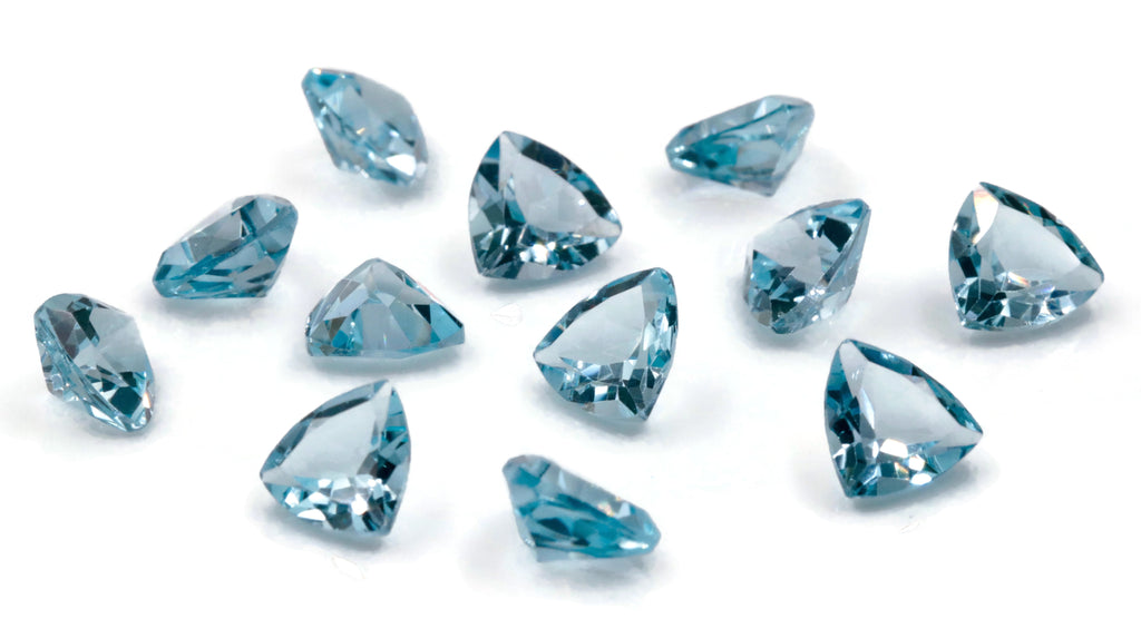 Natural Blue Topaz Gemstone Genuine Blue Topaz Faceted November Birthstone Blue Topaz Sky Blue Topaz 8mm 1.75cts SKU:114443-Blue Topaz-Planet Gemstones