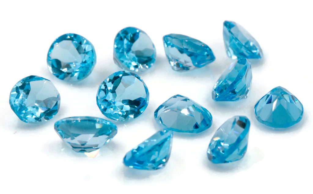 Topaz Oval 10x8mm-Blue Topaz-Planet Gemstones