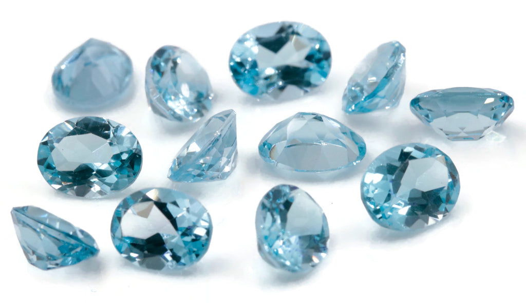 Natural Blue Topaz Gemstone Genuine Blue Topaz Faceted November Birthstone Blue Topaz Loose Blue Topaz Oval 9x7mm 2.18cts SKU:114442-Blue Topaz-Planet Gemstones