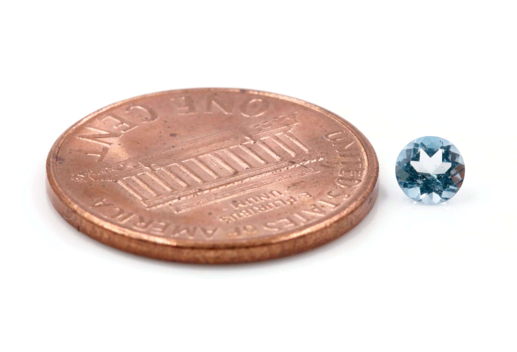 Aquamarine 4mm-Aquamarine-Planet Gemstones