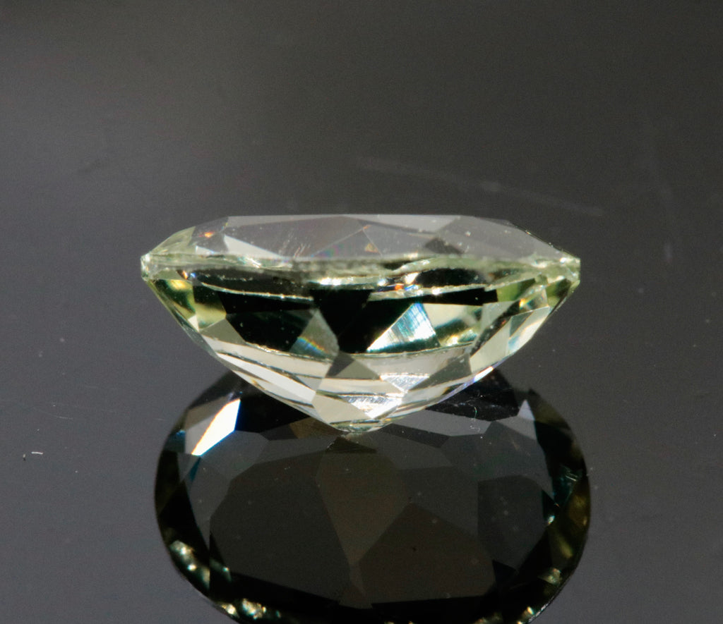Natural Green Beryl Gemstone Faceted Green Beryl Loose Stone Genuine Green Beryl HELIODOR oval 7x5mm 0.75ct DIY Jewelry Supplies-Planet Gemstones