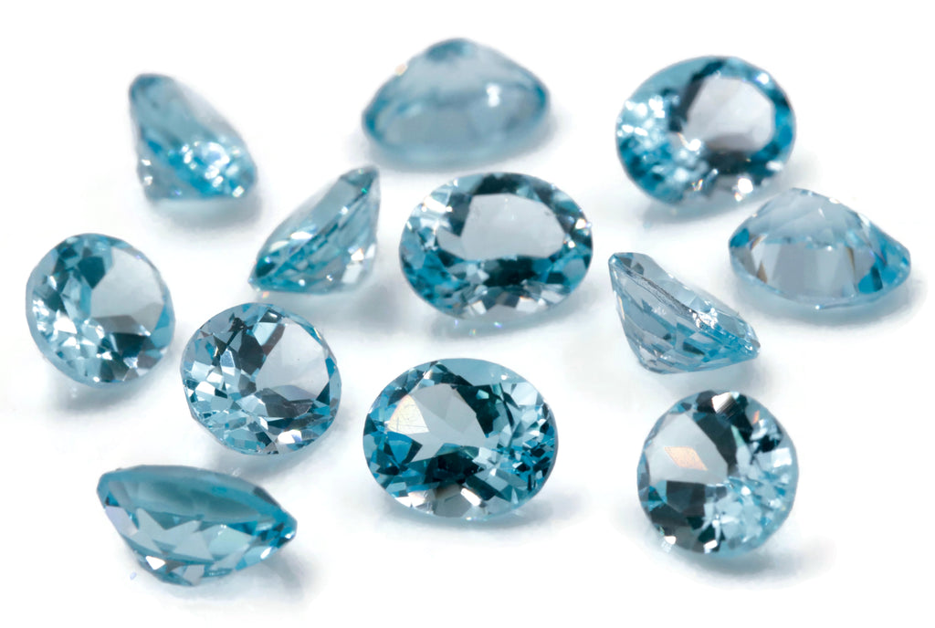 Natural Blue Topaz Gemstone Genuine Blue Topaz Faceted November Birthstone Blue Topaz Sky Blue Topaz 8x 10mm 3.19cts SKU:114476-Blue Topaz-Planet Gemstones