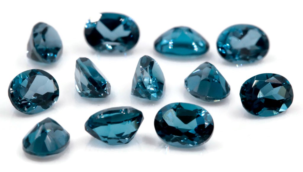 Natural Blue Topaz Gemstone Genuine Blue Topaz Faceted November Birthstone Blue Topaz London Blue Topaz OV 8x6mm 1.68cts SKU:114512-Blue Topaz-Planet Gemstones
