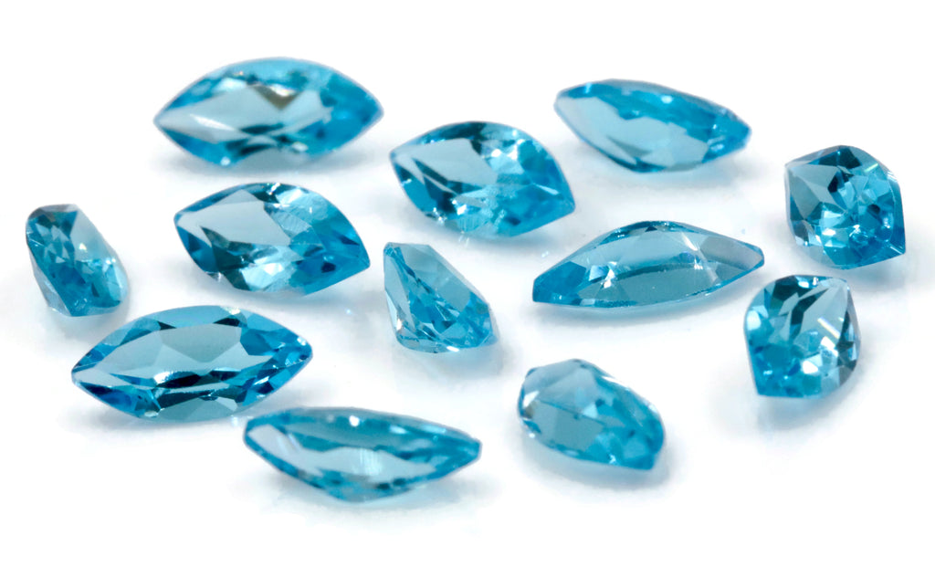 Natural Blue Topaz Gemstone Genuine Blue Topaz Faceted November Birthstone Blue Topaz Swiss Blue Topaz Marquise 10x5mm 1.21ct SKU:114623-Blue Topaz-Planet Gemstones