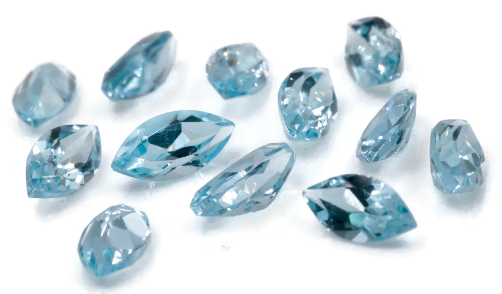 Natural Blue Topaz Gemstone Genuine Blue Topaz Faceted November Birthstone Blue Topaz Sky Blue Topaz Maq 10x5mm 1.24cts SKU:114510-Blue Topaz-Planet Gemstones