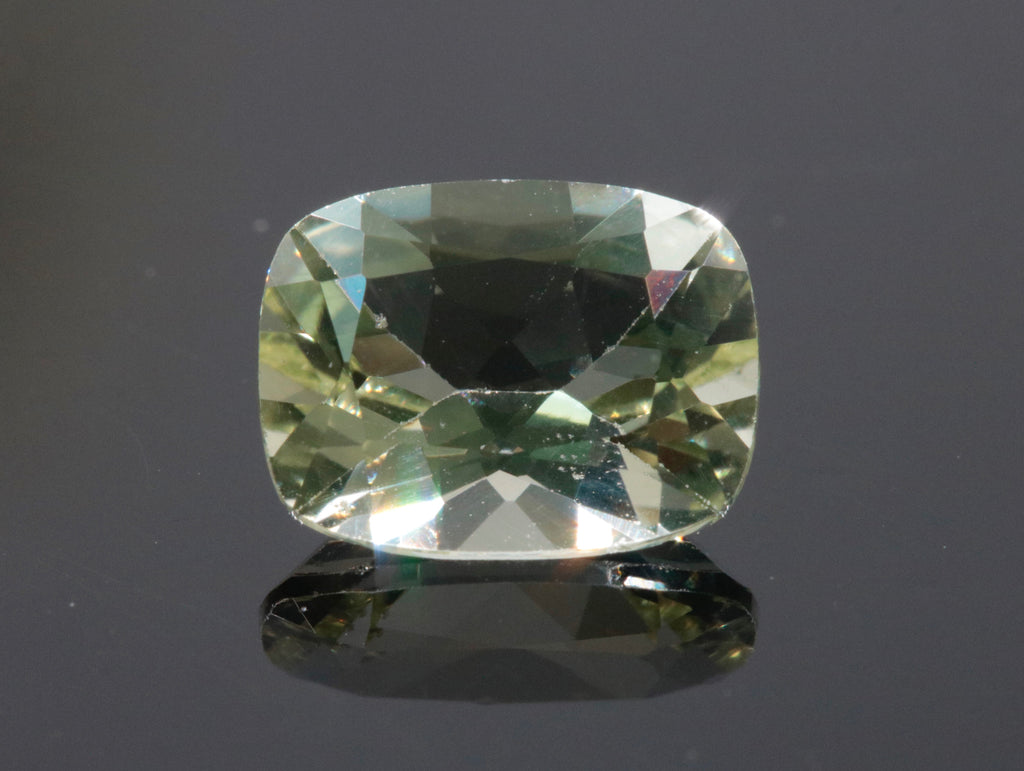 Natural Green Beryl Gemstone Faceted Green Beryl Loose Stone Genuine Green Beryl HELIODOR cushion 7x5mm 0.75ct DIY Jewelry Supplies-Planet Gemstones