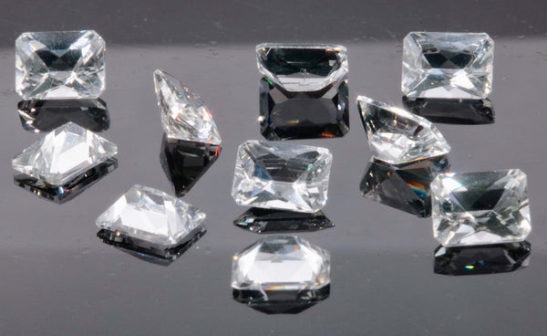 White Topaz 8x6mm