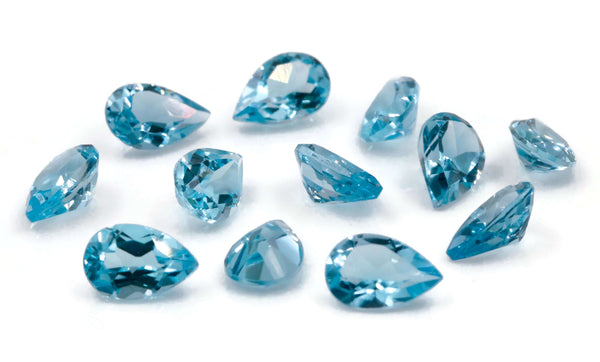 Topaz Pear 9x6mm