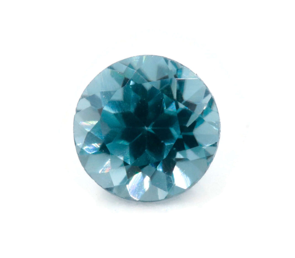 Blue Zircon 5mm-Zircon-Planet Gemstones