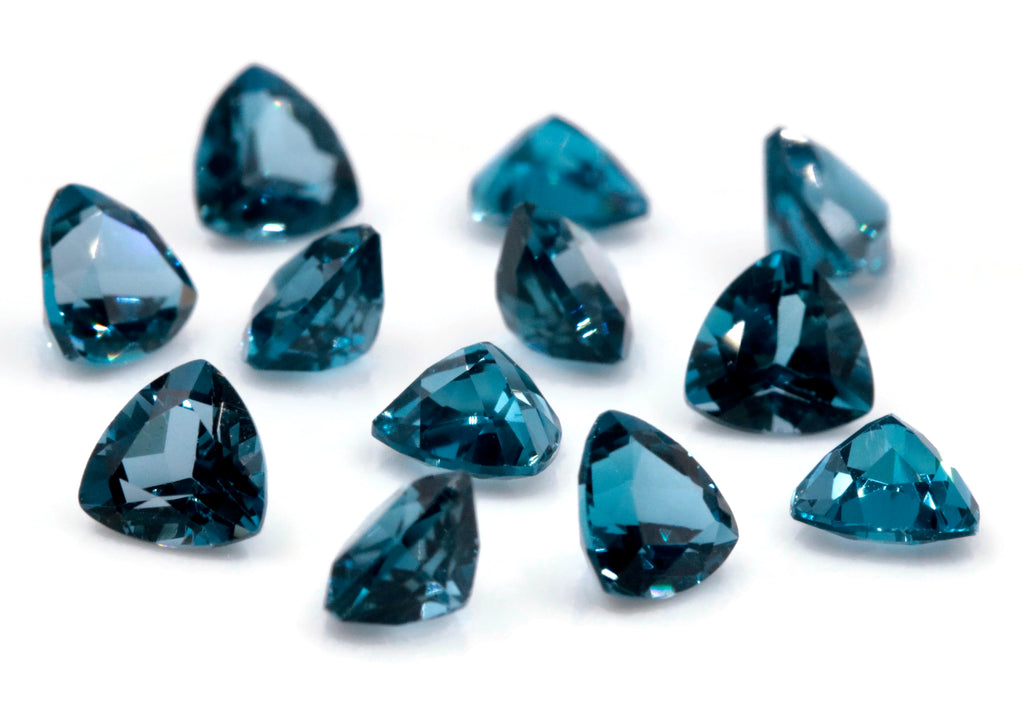 Natural Blue Topaz Gemstone Genuine Blue Topaz Faceted November Birthstone Blue Topaz London Blue Topaz 6mm 0.97cts SKU:114460-Blue Topaz-Planet Gemstones