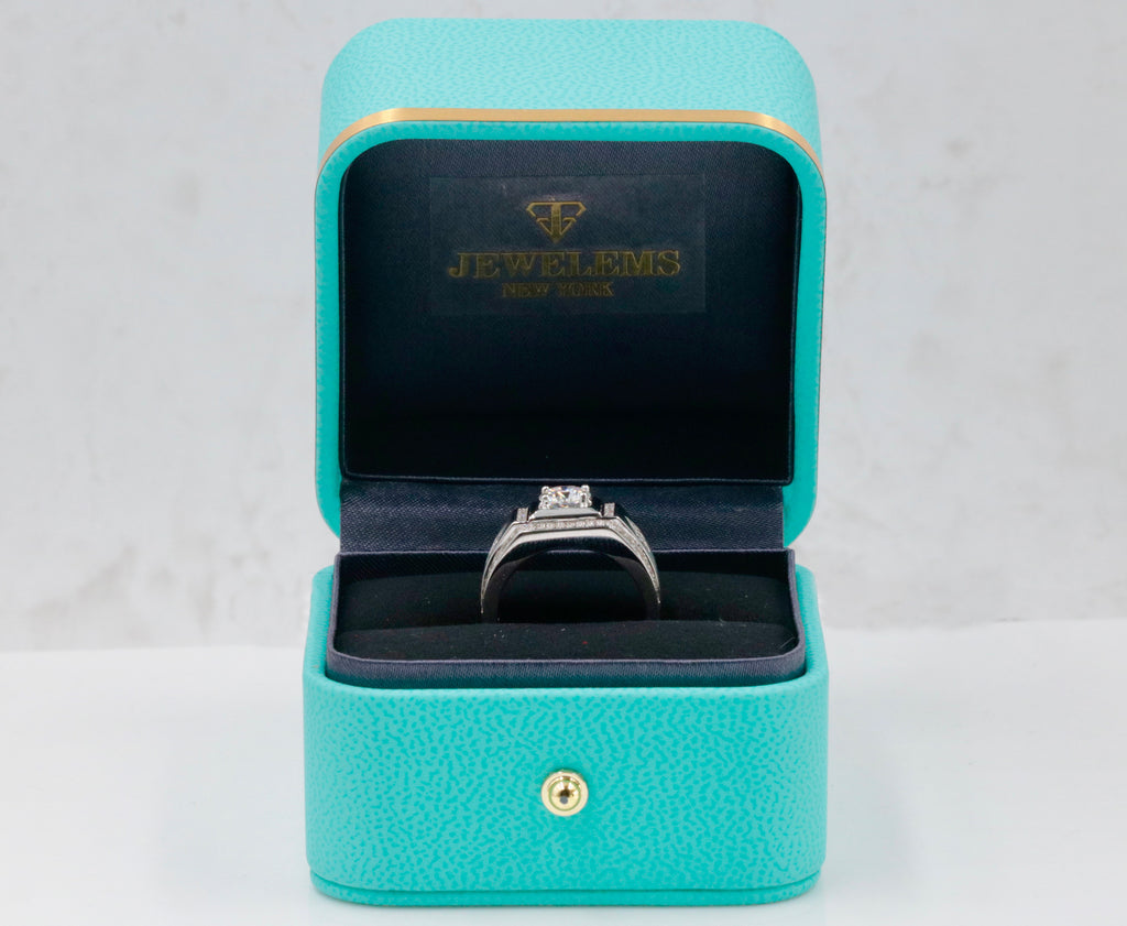 Moissanite Ring Moissanite Mens ring Solitaire Ring Moissanite Solitaire Ring Promise ring Mens Ring Wedding Ring SKU:6142021-RING-Planet Gemstones