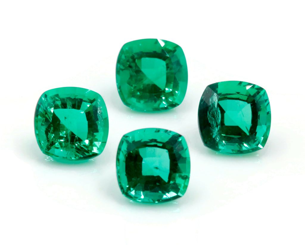 Natural Emerald Colombian Emerald May Birthstone Genuine Emerald Emerald Gemstone Emerald Green Emerald Cushion 7.5mm SKU:114536-Emerald-Planet Gemstones