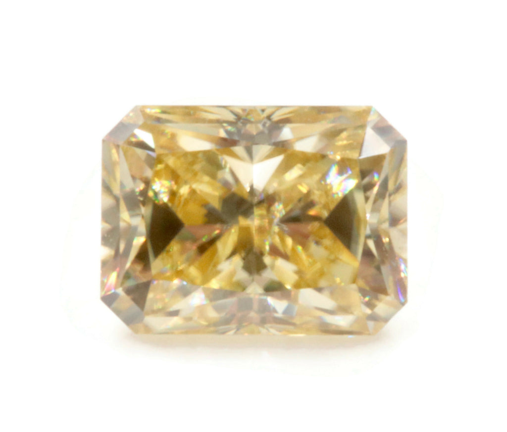 Yellow Moissanite Radiant Cut-Moissanite-Planet Gemstones