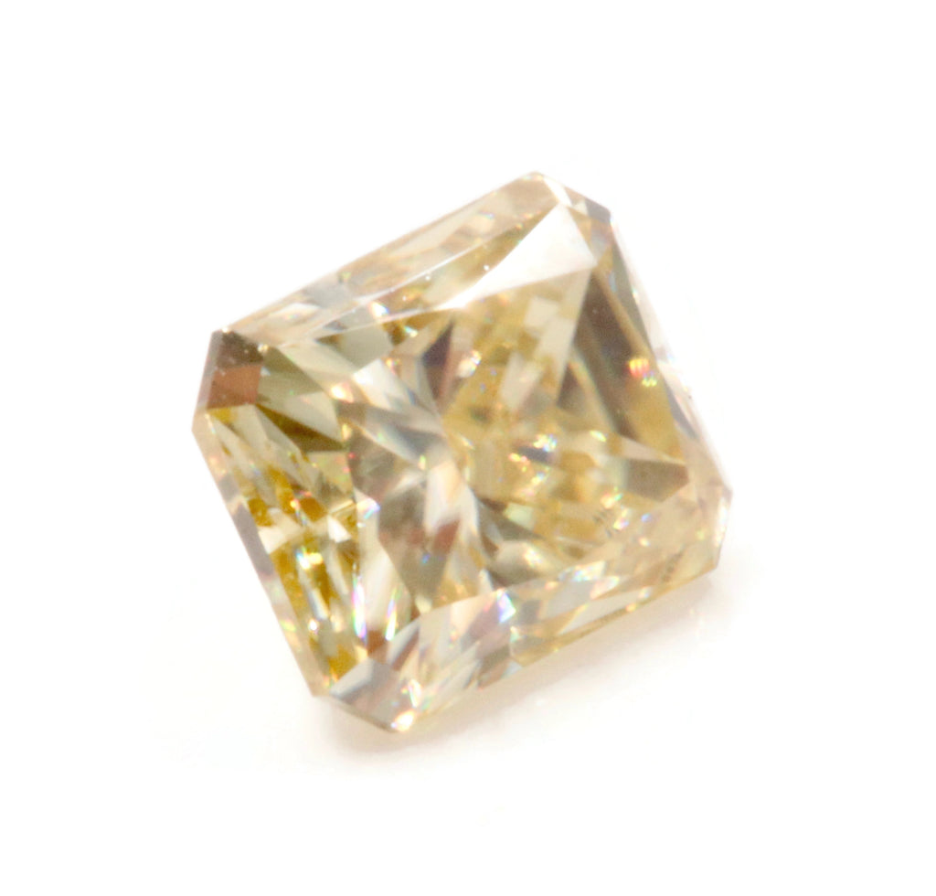 Yellow Moissanite Moissanite Gemstone Faceted Moissanite Loose Stone Radiant Cut Moissanite 7X5mm, 8X6mm SKU: 114495,114496-Moissanite-Planet Gemstones