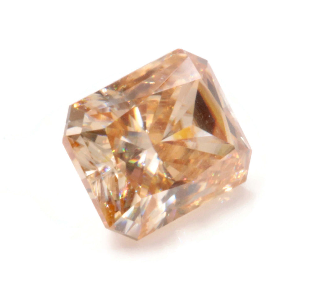 Champagne Moissanite Radiant Cut-Moissanite-Planet Gemstones
