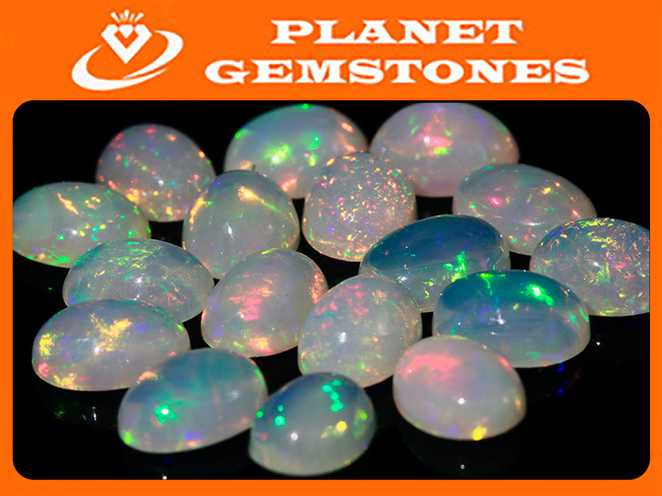 Opal Oval 8x6mm,9x7mm-opal-Planet Gemstones