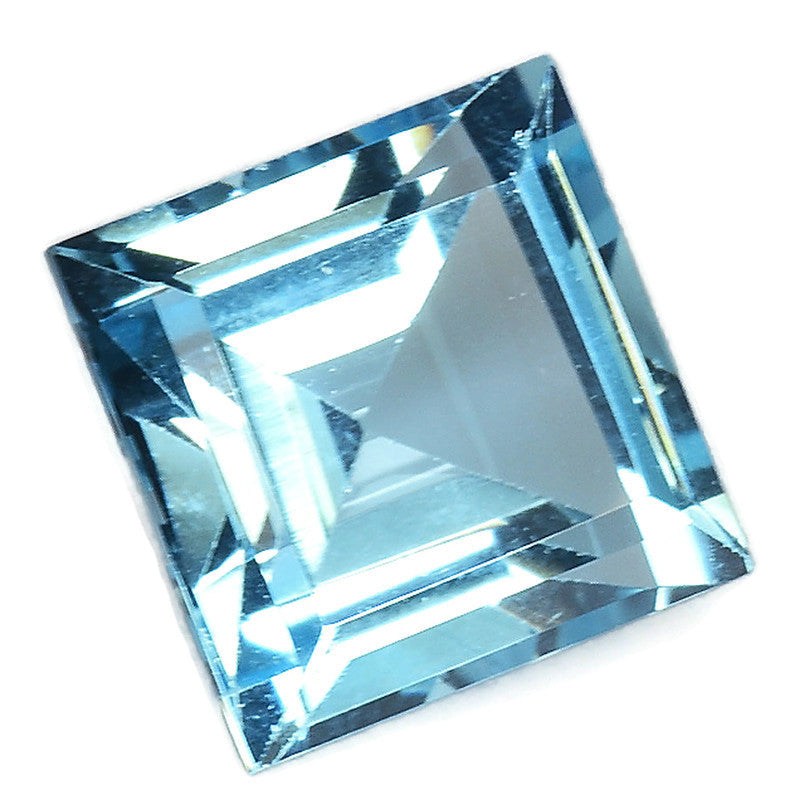Natural Blue Topaz Gemstone Genuine Blue Topaz Faceted November Birthstone Blue Topaz Sky Blue Topaz 8mm 3.08cts SKU:114475-Blue Topaz-Planet Gemstones