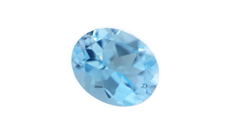 Topaz Oval 10x8mm-Blue Topaz-Planet Gemstones