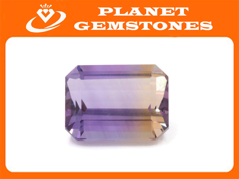 natural ametrine gemstone/top quality faceted ametrine loose stone/genuine ametrine for jewelry/ametrine gem stone 16x12mm 13.32ct-Planet Gemstones
