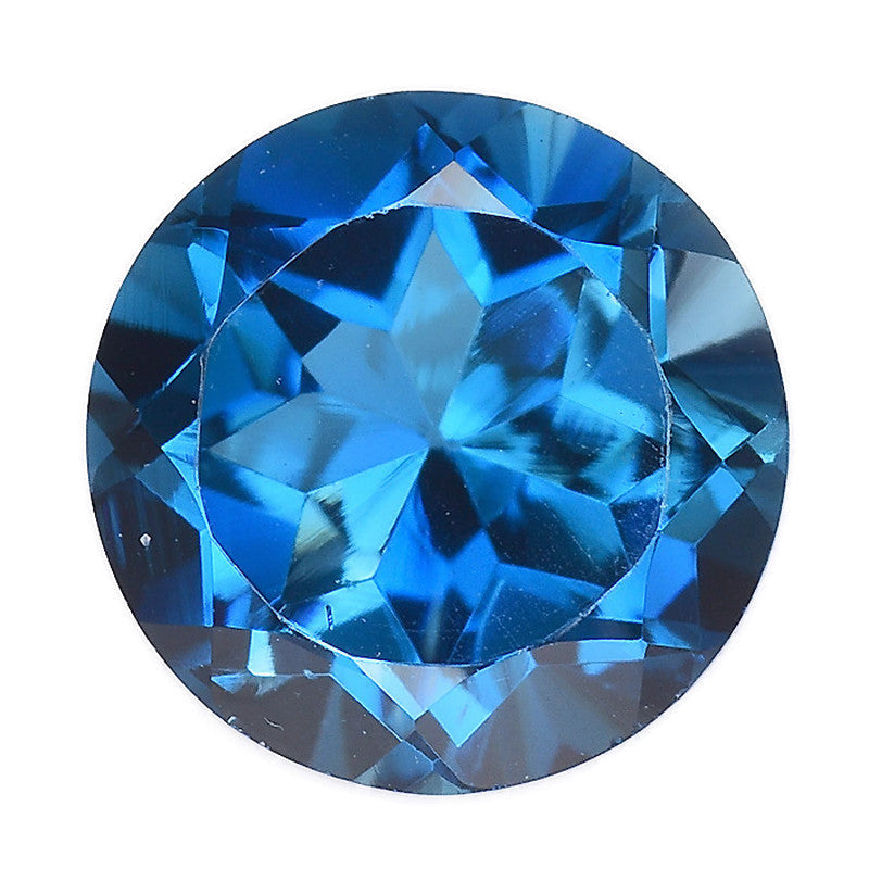Natural Blue Topaz Gemstone Genuine Blue Topaz Faceted November Birthstone Blue Topaz London Blue Topaz 7mm 1.70cts SKU:114463-Blue Topaz-Planet Gemstones