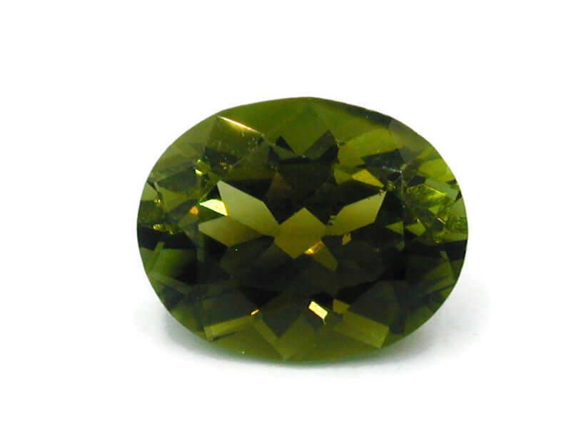 Green Tourmaline Oval 12x9mm-Tourmaline-Planet Gemstones