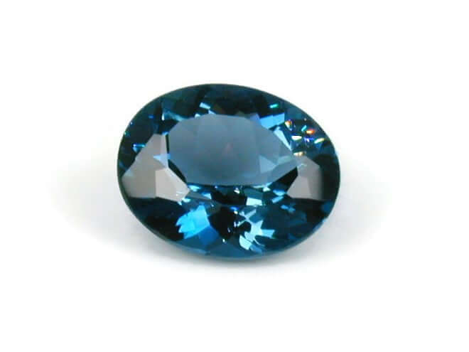 Natural Blue Topaz Gemstone Genuine Blue Topaz Faceted November Birthstone Blue Topaz London Blue Topaz Oval 9x11mm 3.18cts SKU:114632-Blue Topaz-Planet Gemstones