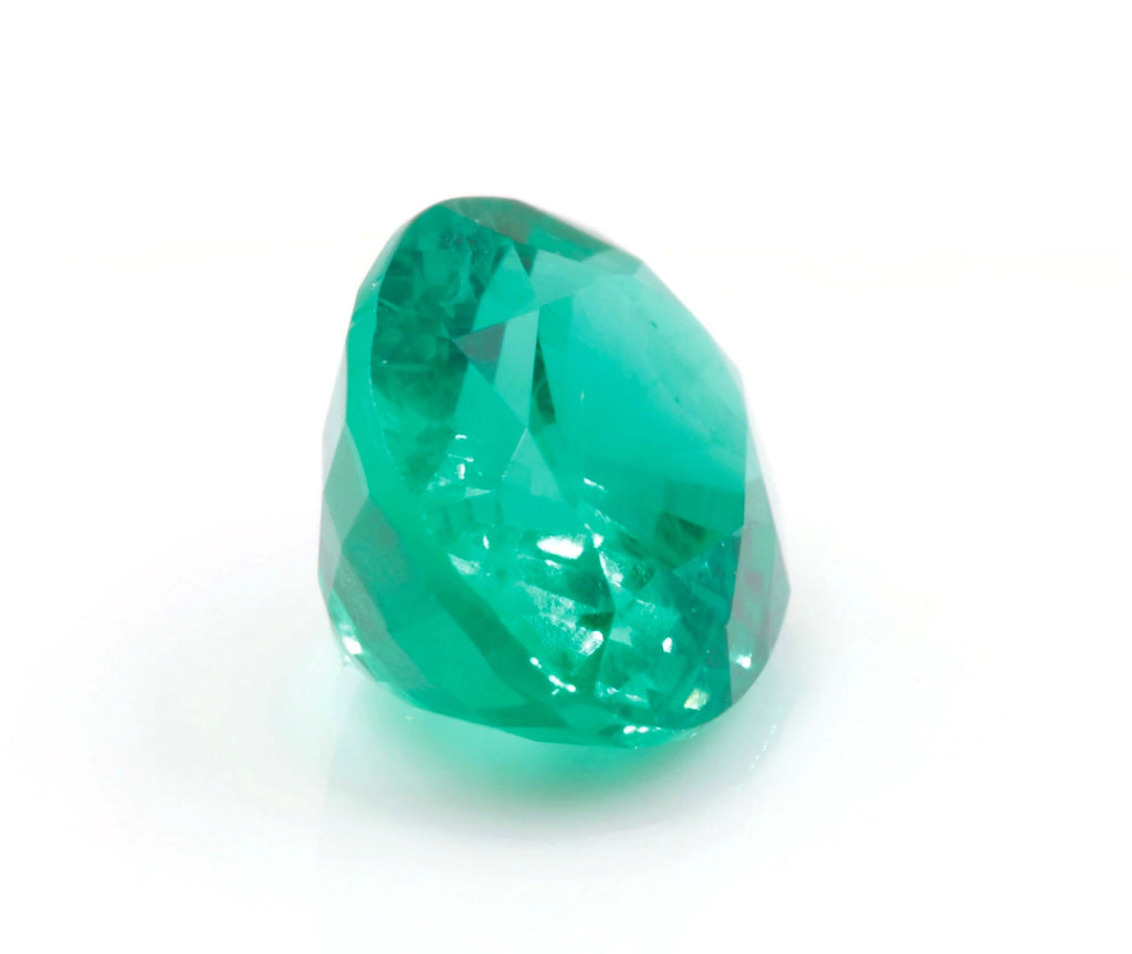 Created Emerald Loose Emerald May Birthstone Created Emerald Emerald Gemstone Emerald Green Emerald Oval10x8 mm SKU:114539-Emerald-Planet Gemstones