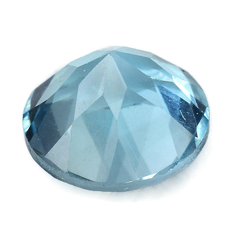 Topaz Round 7mm-Blue Topaz-Planet Gemstones