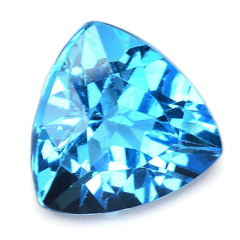 Natural Blue Topaz Gemstone Genuine Blue Topaz Faceted November Birthstone Blue Topaz Swiss Blue Topaz 9mm 3.64cts SKU:114469-Blue Topaz-Planet Gemstones