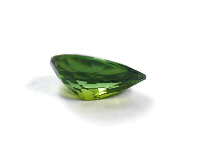 Green Tourmaline Pear 12x8mm-Tourmaline-Planet Gemstones