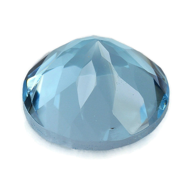 Topaz Round 8mm-Blue Topaz-Planet Gemstones
