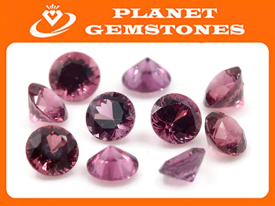 Pink spinel Round 4mm-Spinel-Planet Gemstones