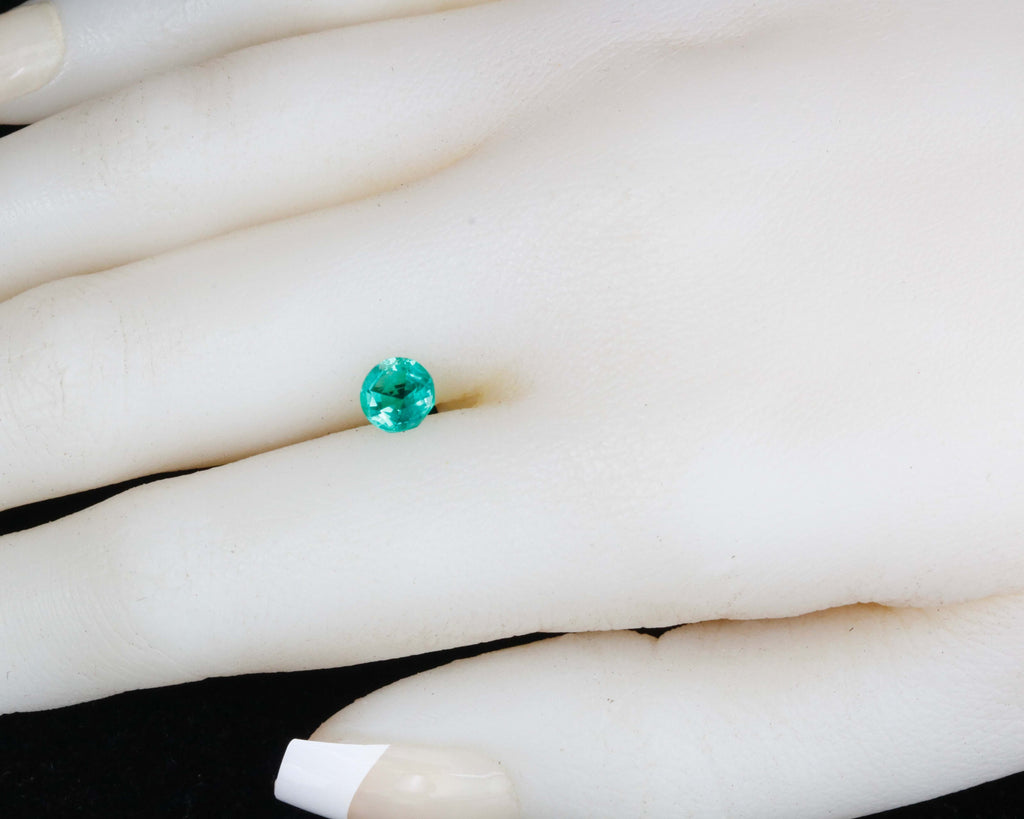 Hydro Emerald Round 6mm-Emerald-Planet Gemstones