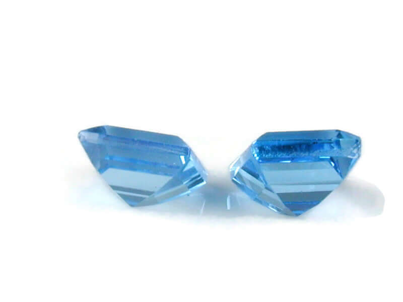 Topaz Square 5mm-Blue Topaz-Planet Gemstones