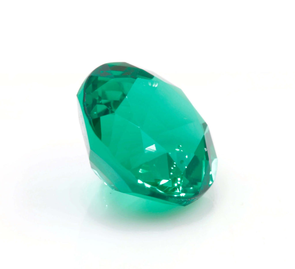 Created Emerald Loose Emerald May Birthstone Emerald Green Gemstone Emerald Green Emerald Round 8mm SKU:114546-Emerald-Planet Gemstones