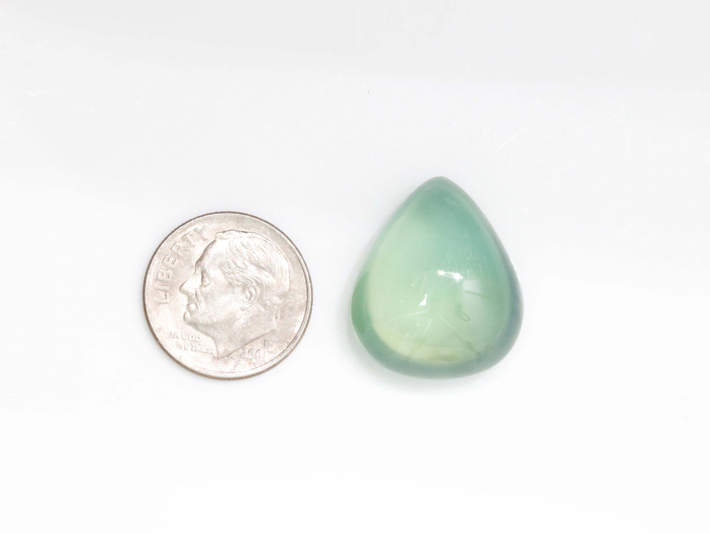Prehnite Cabochon Teardrop-Prehnite-Planet Gemstones