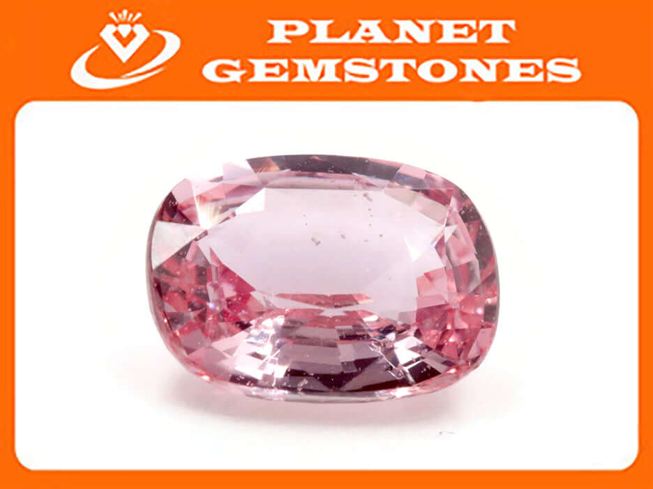 Natural Padparadscha Sapphire Gemstone Faceted Sapphire Loose Stone sapphire Birthstone Sapphire Pink Sapphire CUS 1.68cts SKU:114656-Sapphire-Planet Gemstones