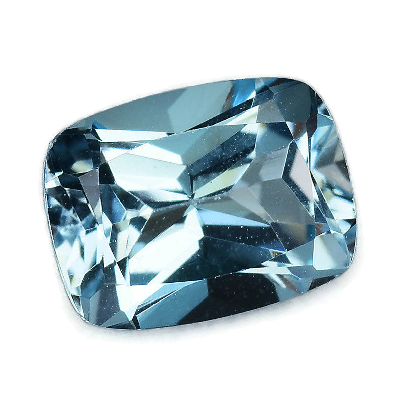 Topaz Cushion 8x6mm-Blue Topaz-Planet Gemstones