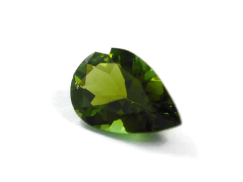 Green Tourmaline Pear 12x8mm-Tourmaline-Planet Gemstones