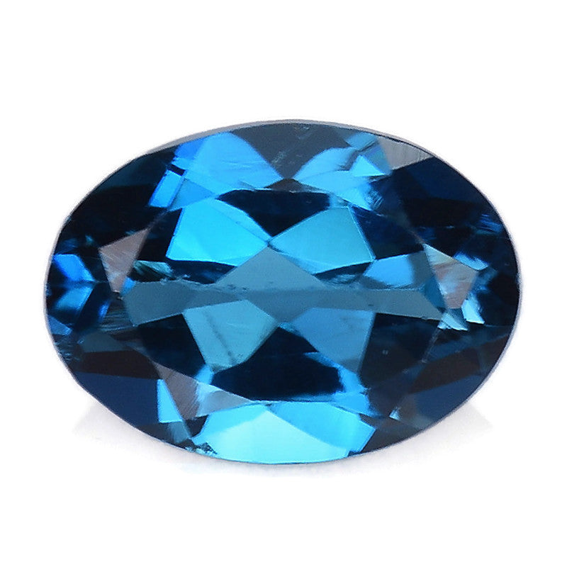 Natural Blue Topaz Gemstone Genuine Blue Topaz Faceted November Birthstone Blue Topaz Loose Blue Topaz 7x5mm 2.12cts SKU:114464-Blue Topaz-Planet Gemstones